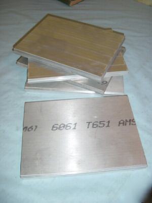 6061 T651 3/4 inch aluminum plates 5 pcs.