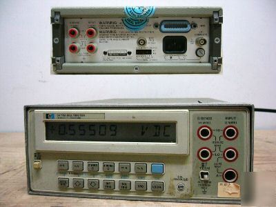 Hp 3478A digital multimeter with gpib