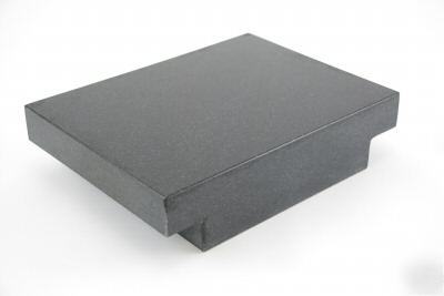 New 12 x 18 black granite grade a surface plate 2 ledge 