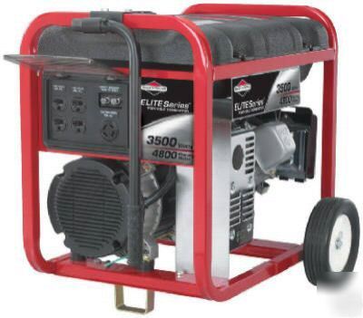 649127 3,500W, portable generator, briggs & stratton