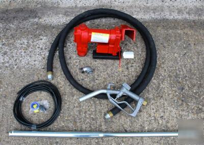 Barrel fuel transfer pump bio red diesel heating oil 