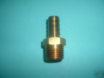 Brass hose barb for 1/4