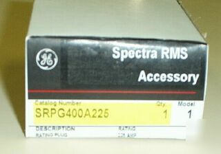 Ge spectra circuit breaker rating plug SRPG400A225