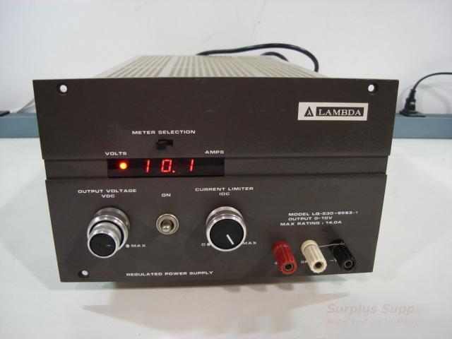 Lambda lq-530-9563-1 regulated power supply 0-10V 14A