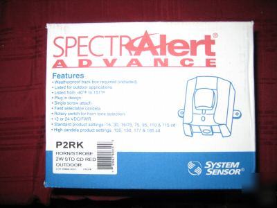 New systemsensor P2RK indoor/outdoor strobe ** **