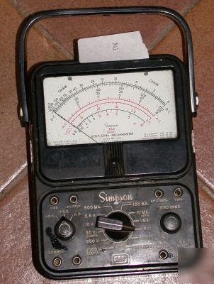 Simpson 260 vom multimeter, series 5