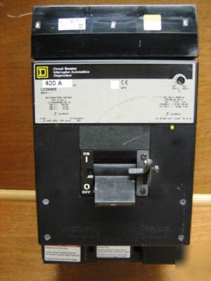 Square d i-line circuit breaker LC36400 400 amp 400A a