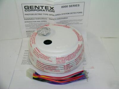 Gentex 8240T photoelectric 4WIRE smoke detector w heat