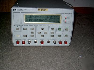 Hp digital transmission analyzer 3784A opts 2 and H9
