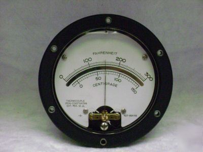 Triplett pyrometer indicator 455 thermometer 0-300 f