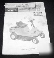 Montgomery ward riding mowers tmo 34500A