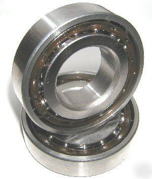 2 angular contact spindle ball bearings 7204B 20X47X14