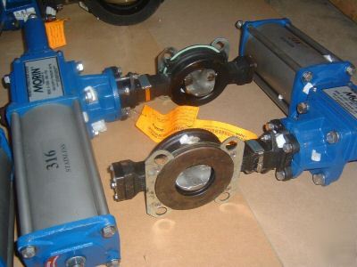 3â€ keystone k-lok butterfly valve with morin actuator