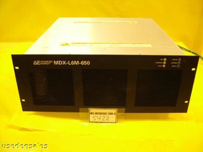 Ae advanced energy mdx-L6M-650 magnetron 3152344-104A