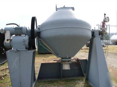 40 FT3 patterson indust double cone vacuum dryer (4368)