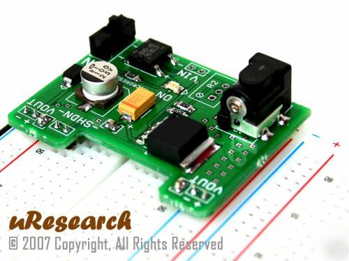 +5V breadboard power supply (pic, avr, basic stamp)