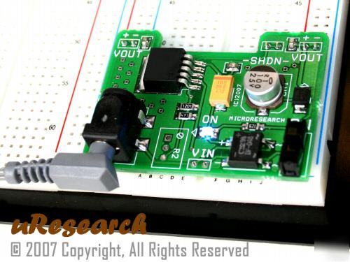 +5V breadboard power supply (pic, avr, basic stamp)