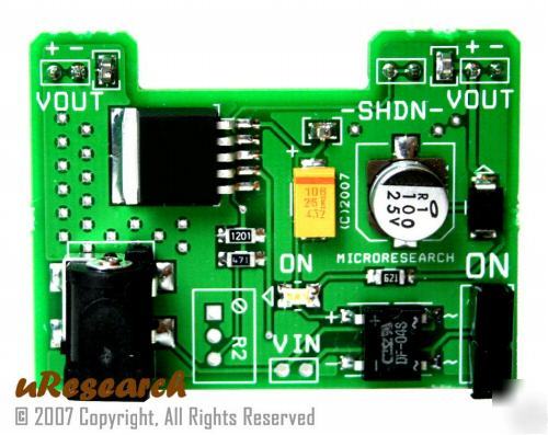 +5V breadboard power supply (pic, avr, basic stamp)