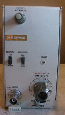 Tektronix 7A16A plug-in 200 mhz.