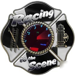 Firefighter decal reflective 12