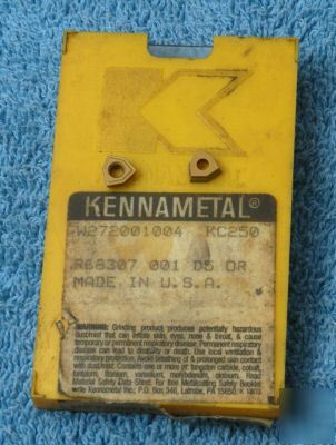 Kennametal W272001004 KC250 10PC carbide ins