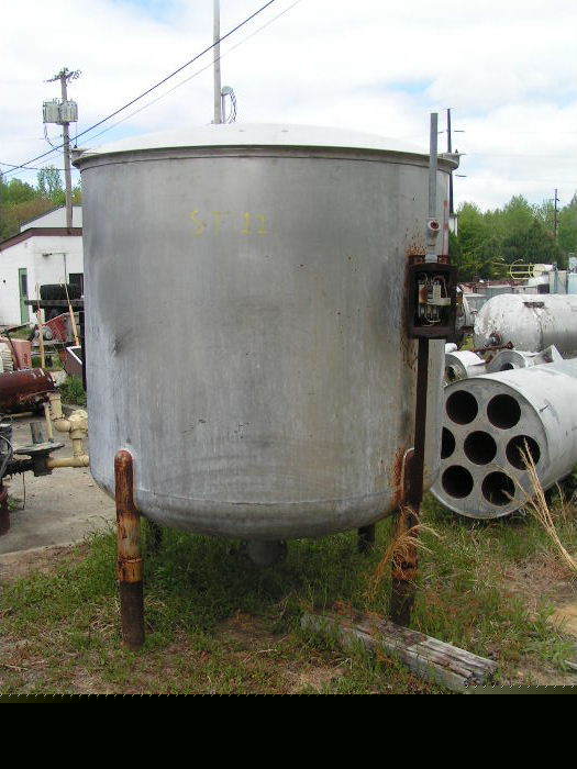 600 gal stainless steel jacketed mixer mix tank