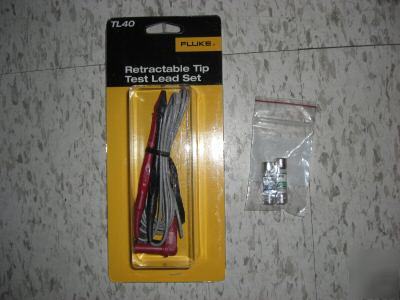 New fluke 189 true rms + tons of accessories TL40 TL81A