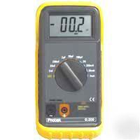 Protek CL200 - 3 1/2 digit 2000 count l/c meter