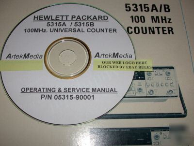 Hp 5315A 5315B operating & service manual