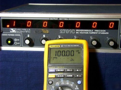 Valhalla 2701C precision dc voltage standard calibrator