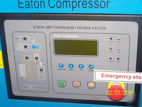 Eaton industrial true 40 hp rotary screw air compressor