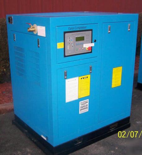 Eaton industrial true 40 hp rotary screw air compressor