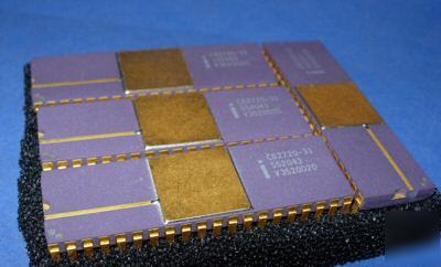 Intel C82720-31 vintage ic 40-pin gold dip pkg 82720