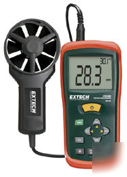 Extech AN100 heavy duty cfm mini-metal vane anemometer