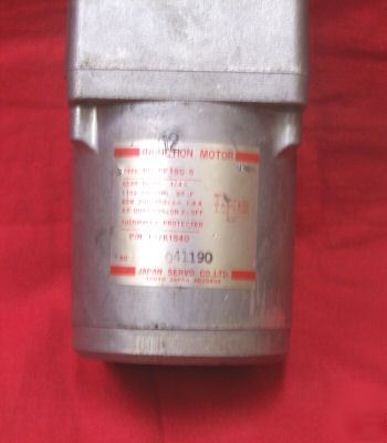 Japan servo co ltd induction motor, gear reduction moto