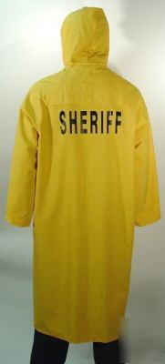 Sheriff raincoat (yellow) by ironwear
