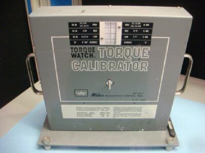 Waters torque watch calibrator tester 6500-T3