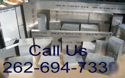 FortalÂ® hr aluminum plate 2.559 x 1 3/4 x 24 1/4 