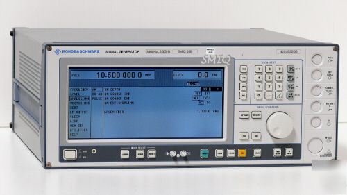 R&s SMIQ03B/B19 vector signal GENERATOR300KHZ to 3.3GHZ