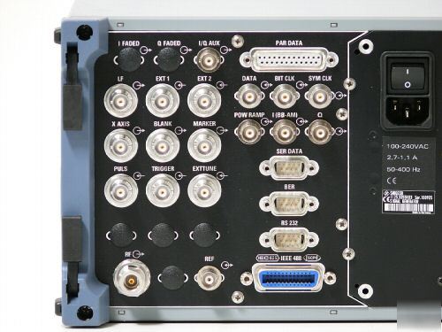 R&s SMIQ03B/B19 vector signal GENERATOR300KHZ to 3.3GHZ