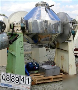 Used: patterson pump co double cone vacuum dryer, appro