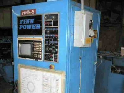 New finn power tp 4020 33 ton cnc turret punch 1992