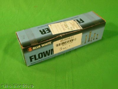 Blue white flow meter f-50376N