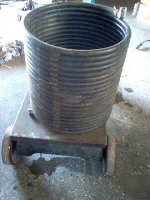 Heat exchanger coil, rolled 1/2