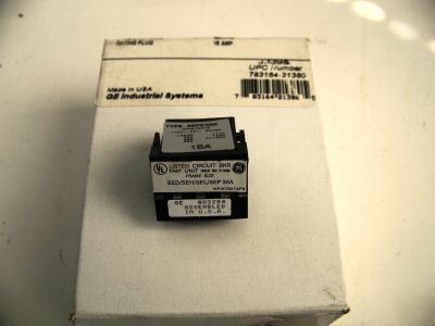 New ge spectra circuit breaker rating plug SRPE30A15 
