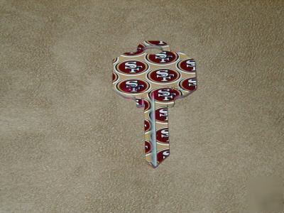 SC1 san francisco 49ERS nfl football key blank