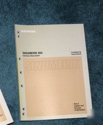 Siemens sinumerik 850 interface part 2 manual 