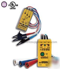 Greenlee 5779 motor rotation and phasesequenceindicator