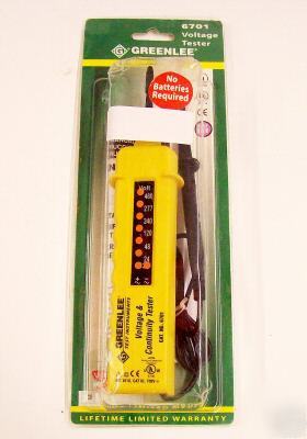 New greenlee voltage tester model number 6701 brand 