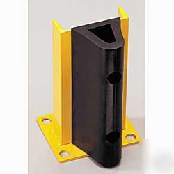 Vestil rack guard with rubber bumper